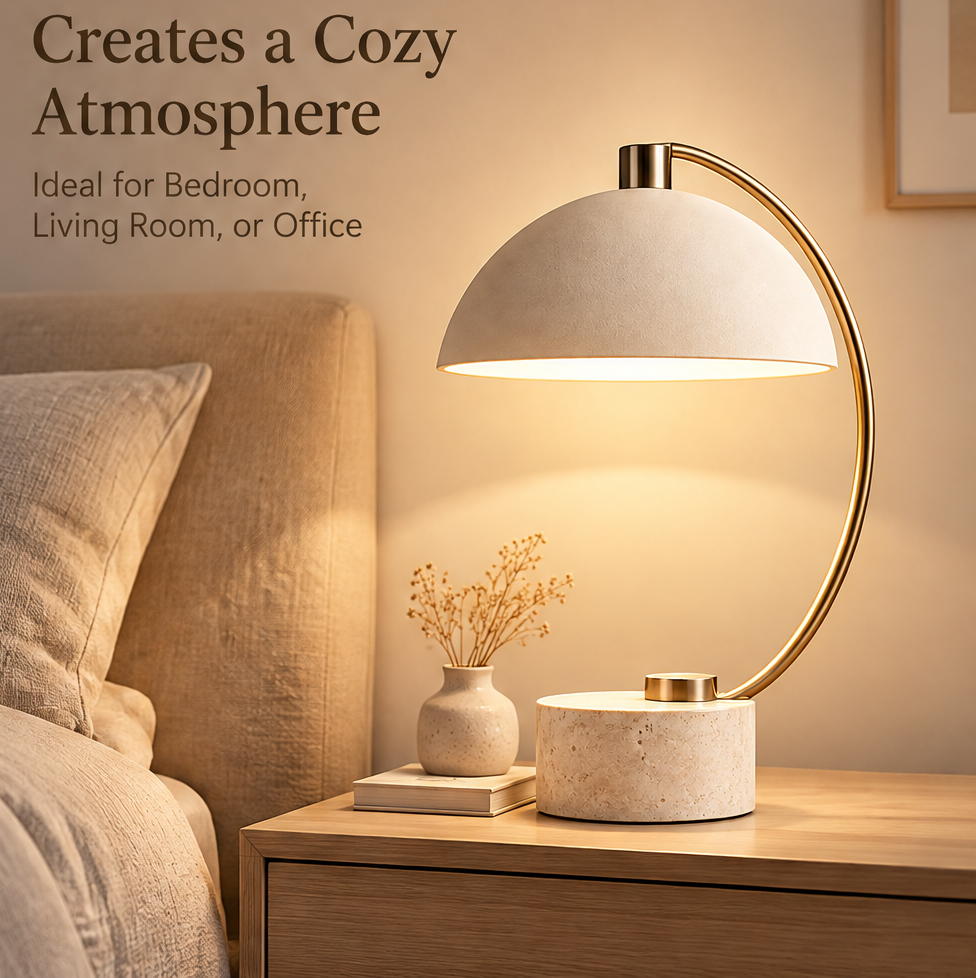 HOMLUMI Arc Dome Table Lamp
