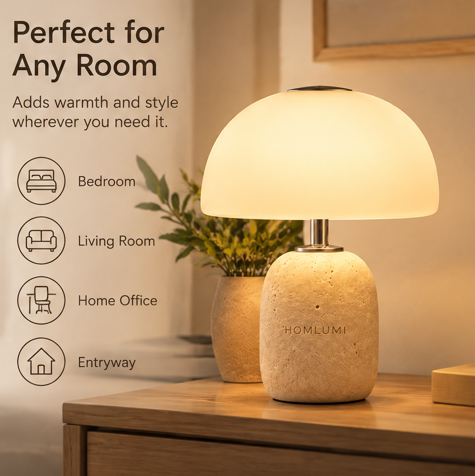 HOMLUMI Solara Bedside Lamp