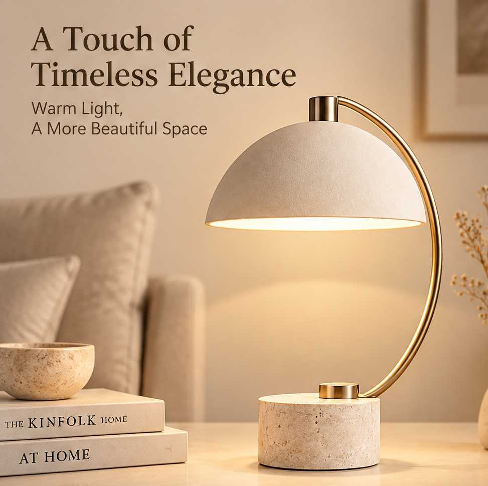 HOMLUMI Arc Dome Table Lamp