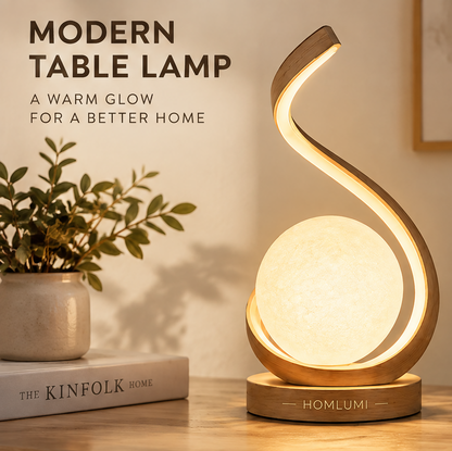 HOMLUMI Luna Arc Bedside Lamp