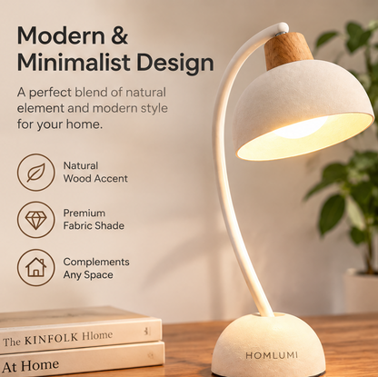 HOMLUMI Nordic Style Desk Lamp