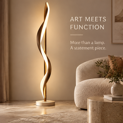 HOMLUMI Sora Twist Floor Lamp