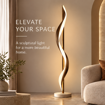 HOMLUMI Sora Twist Floor Lamp