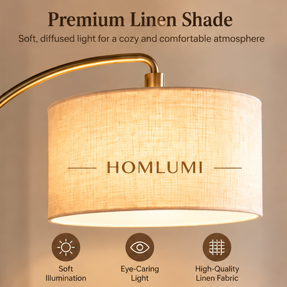 HOMLUMI Modern Arc Floor Lamp
