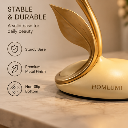 HOMLUMI Lotus Glow Bedside Lamp