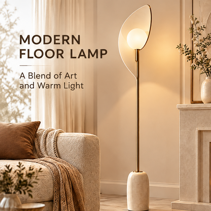 HOMLUMI Vela Leaf Floor Lamp