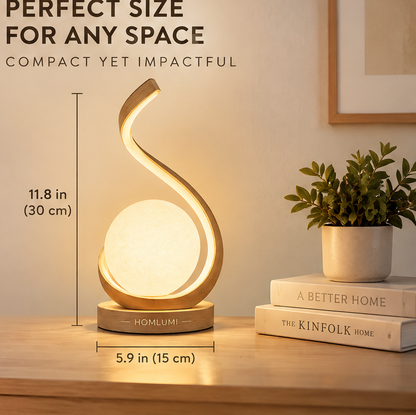 HOMLUMI Luna Arc Bedside Lamp