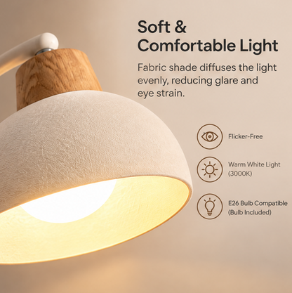 HOMLUMI Nordic Style Desk Lamp