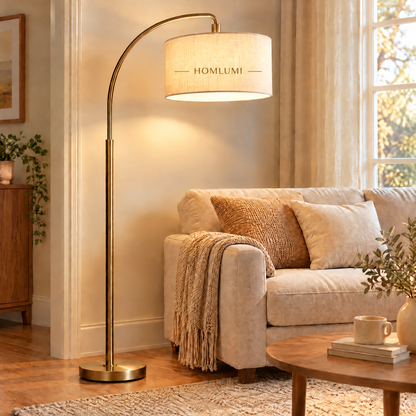 HOMLUMI Modern Arc Floor Lamp