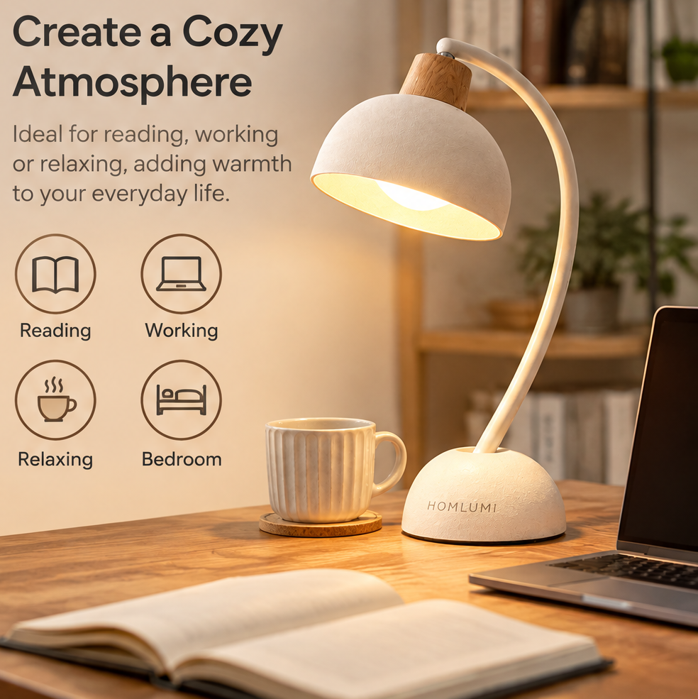 HOMLUMI Nordic Style Desk Lamp