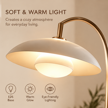HOMLUMI Halo Curve Floor Lamp