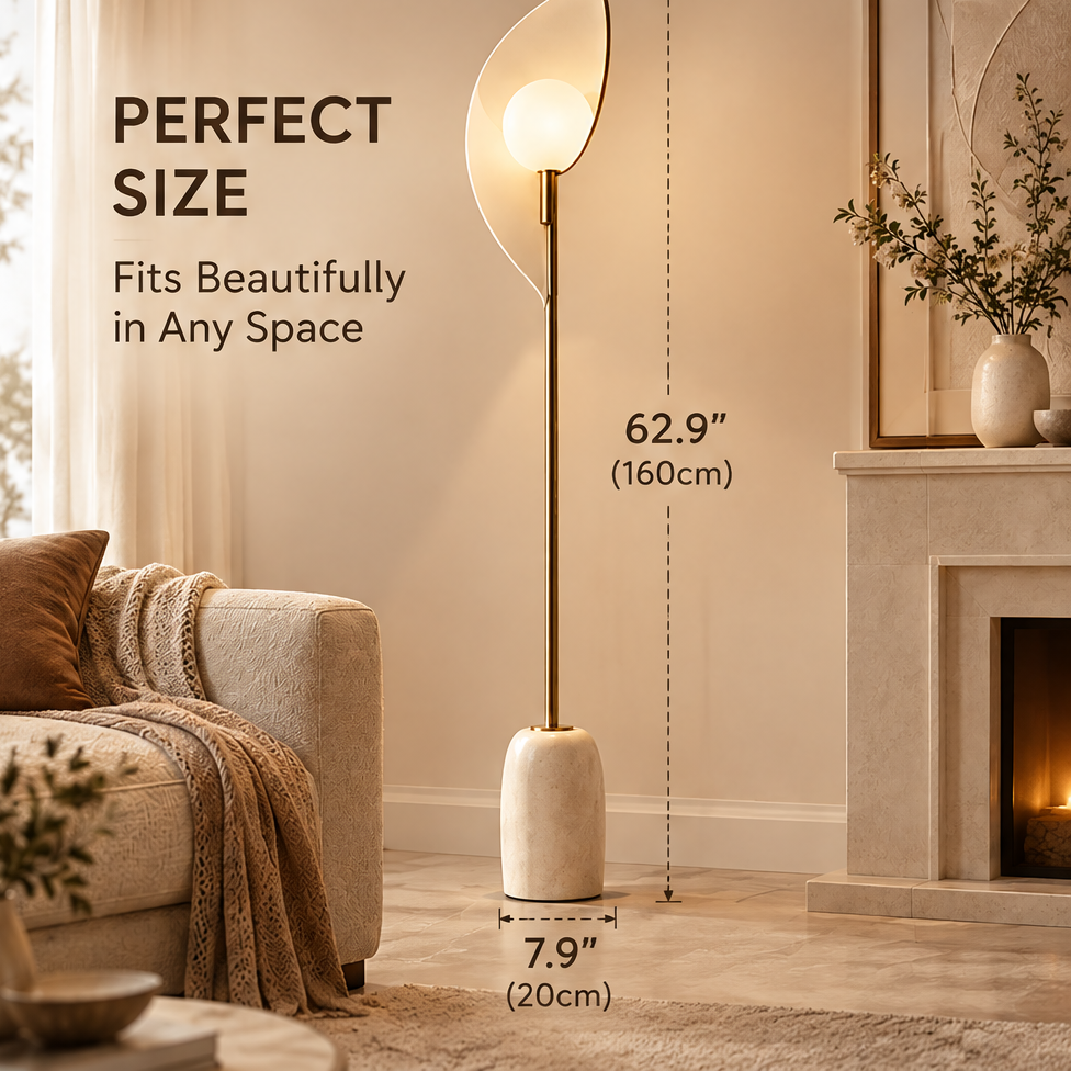 HOMLUMI Vela Leaf Floor Lamp